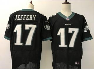 Philadelphia Eagles 17 Alshon Jeffery Elite Football Jersey Black