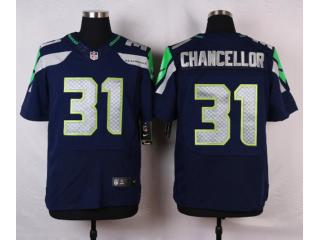 Seattle Seahawks 31 Kam Chancellor Elite Football Jersey Navy Blue