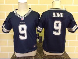 Toddler Dallas Cowboys 9 Tony Romo Football Jersey Navy Blue