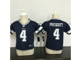 Toddler Dallas Cowboys 4 Dak Prescott Football Jersey Navy Blue