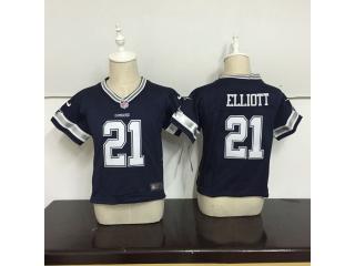 Toddler Dallas Cowboys 21 Ezekiel Elliott Football Jersey Navy Blue