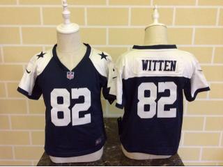 Toddler Dallas Cowboys 82 Jason Witten Football Jersey Navy Blue