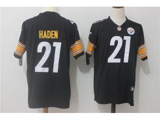 Pittsburgh Steelers 21 Joe Haden Football Jersey Legend Black