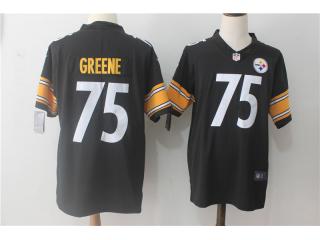 Pittsburgh Steelers 75 Joe Greene Football Jersey Legend Black