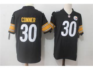 Pittsburgh Steelers 30 James Conner Football Jersey Legend Black