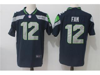 Seattle Seahawks 12 12th Fan Football Jersey Legend Navy Blue