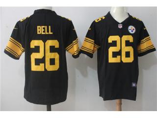 Pittsburgh Steelers 26 LeVeon Bell Football Jersey Legend Black