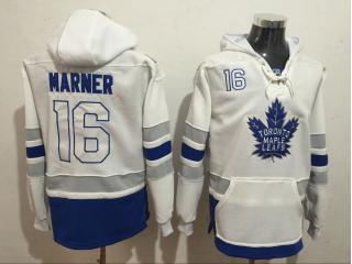 2017 Classic Toronto Maple Leafs 16 Mitch Marner Ice Hoodies Hockey Jersey White