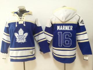 2017 Classic Toronto Maple Leafs 16 Mitch Marner Ice Hoodies Hockey Jersey Blue