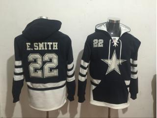 Dallas Cowboys 22 Emmitt Smith Hoodies Football Jersey Black