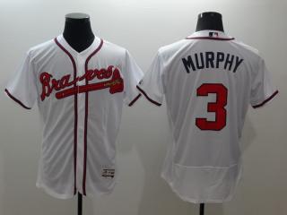 Atlanta Braves 3 Dale Murphy Flexbase Baseball Jersey White