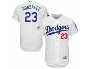 Los Angeles Dodgers 23 Adrian Gonzalez Baseball Jersey White