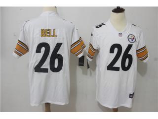 Pittsburgh Steelers 26 LeVeon Bell Football Jersey Legend White