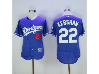 Los Angeles Dodgers 22 Clayton Kershaw Flexbase Baseball Jersey Blue