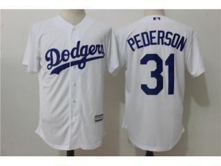 Los Angeles Dodgers 31 Joc Pederson Baseball Jersey White