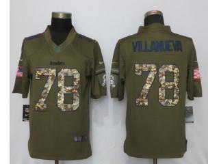 Pittsburgh Steelers 78 Alejandro Villanueva Salute To Service Limited Jersey