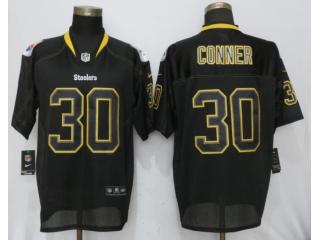 Pittsburgh Steelers 30 James Conner Lights Out Black Elite Jersey