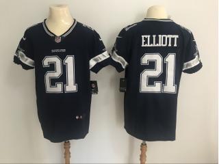 Dallas Cowboys 21 Ezekiel Elliott VAPOR elite Football Jersey Legend Navy Blue