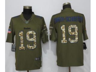 Pittsburgh Steelers 19 JuJu Smith-Schuster Salute To Service Limited Jersey