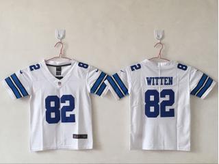 Youth Dallas Cowboys 82 Jason Witten Football Jersey Legend White