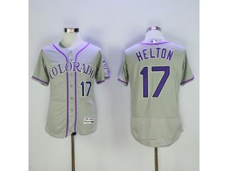 Colorado Rockies 17 Todd Helton Flexbase Baseball Jersey Gray