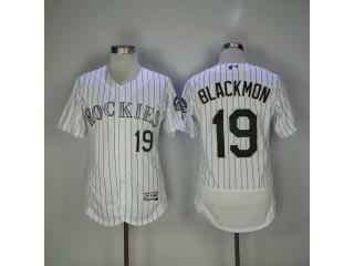 Colorado Rockies 19 Charlie Blackmon Flexbase Baseball Jersey White