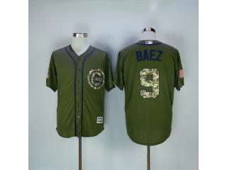 Chicago Cubs 9 Javier Baez Baseball Jersey Admiral fan Edition