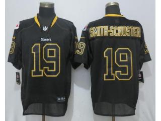 Pittsburgh Steelers 19 JuJu Smith-Schuster Lights Out Black Elite Jersey