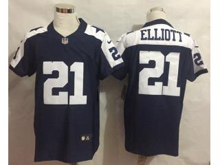 Dallas Cowboys 21 Ezekiel Elliott VAPOR elite Football Jersey Legend Navy Blue