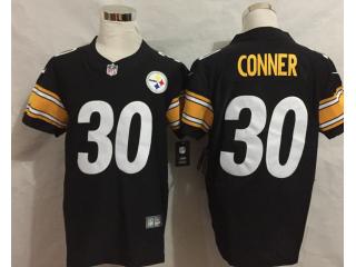 Pittsburgh Steelers 30 James Conner VAPOR elite Football Jersey Legend Black