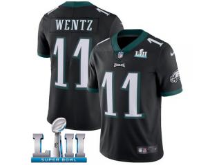 2018 Pro Bowl Philadelphia Eagles 11 Carson Wentz Football Jersey Legend Black