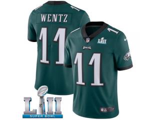 2018 Pro Bowl Philadelphia Eagles 11 Carson Wentz Football Jersey Legend Green