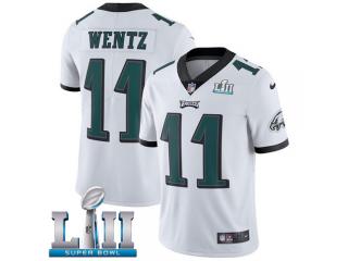 Youth 2018 Pro Bowl Philadelphia Eagles 11 Carson Wentz Football Jersey Legend White