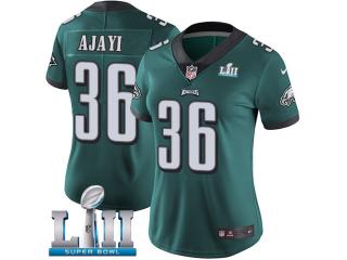 Women 2018 Pro Bowl Philadelphia Eagles 36 Jay Ajayi Football Jersey Legend Green