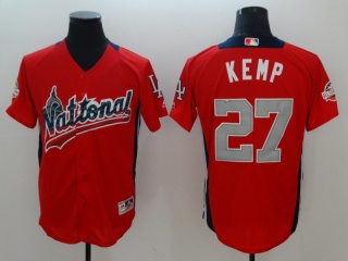 2018 MLB All-Star Scarlet #27 Matt Kemp Home Run Derby National League Jersey