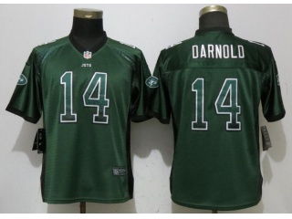 Women New York Jets 14 Sam Darnold Jersey Drift Fashion Green