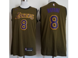 Nike Los Angeles Lakers 8 Kobe Bryant Basketball Jersey Amy Green