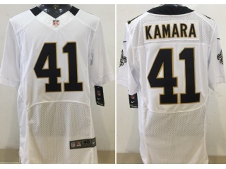 New Orleans Saints 41 Alvin Kamara Elite Football Jersey White