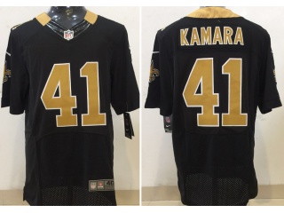 New Orleans Saints 41 Alvin Kamara Elite Football Jersey Black