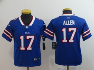 Youth Buffalo Bills 17 Josh Allen Vapor Limited Football Jersey Blue