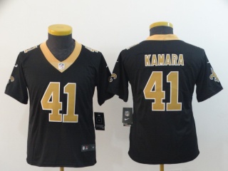 Youth New Orleans Saints #41 Alvin Kamara Vapor Untouchable Limited Football Jersey Black