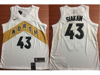 Nike Toronto Raptors 43 Pascal Siakam Basketball Jersey White City