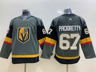 Youth Adidas Vegas Golden Knights #67 Max Pacioretty Hockey Jersey Grey