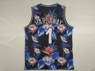 Orlando Magic 1 Penny Hardaway Ness Floral Fashion 1994-95 Hardwood Classic Jersey