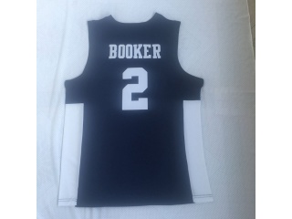 #1 Devin Booker Moss Point High School Jersey Navy Blue