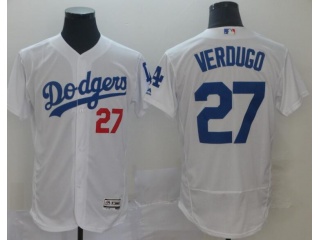 Los Angeles Dodgers #27 Alex Verdugo Flexbase Jersey White