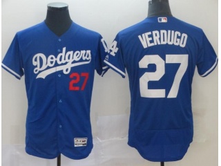 Los Angeles Dodgers #27 Alex Verdugo Flexbase Jersey Blue