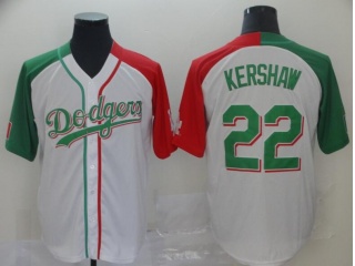 Los Angeles Dodgers #22 Clayton Kershaw Jersey White