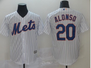 New York Mets #20 Pete Alonso Cool Base Jersey White