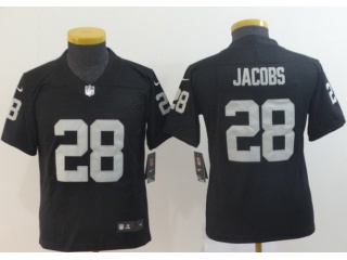 Youth Oakland Raiders #34 Bo Jackson Vapor Untouchable Limited Jersey BlackYouth #28 Josh Jacobs Black